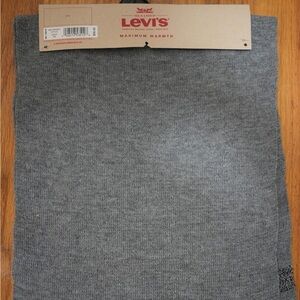 Levi's Gray Knit Scarf